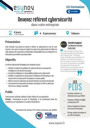 Référent·e en cybersécurité des TPE et PME