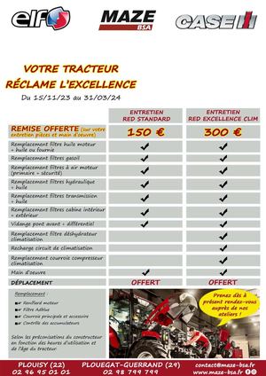 Offre Hivernage Maze Bsa