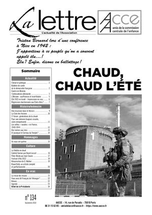 La Lettre de l'AACCE n° 134