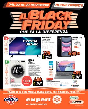 Il BLACK FRIDAY che fa la differenza - NUOVE OFFERTE