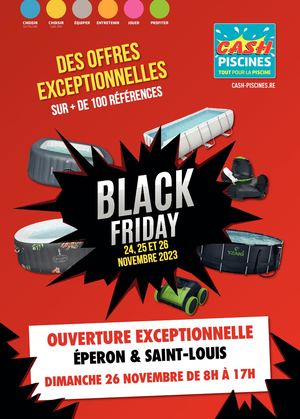 Catalogue Cash Piscines Black Friday 2023