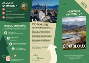 Dépliant parcours d'orientation adultes