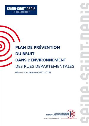 Plan de Prévention du Bruit dans l’Environnement (PPBE)