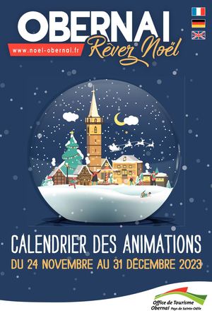 Calendrier des animations Noël Obernai 2023