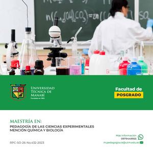 Pedagogía De Las Ciencias Experimentales Mención En Química Y Biología 2023