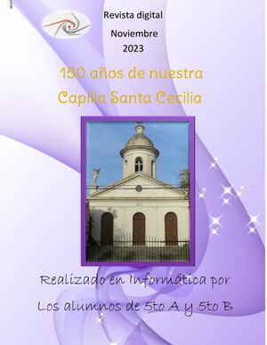 Revista Digital 150 años Capilla Santa Cecilia