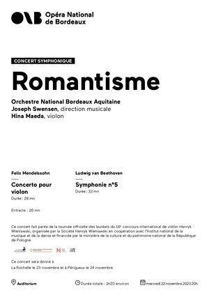 Concert symphonique du 22 novembre 2023