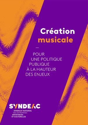 Création musicale - pour une politique publique à la hauteur des enejeux