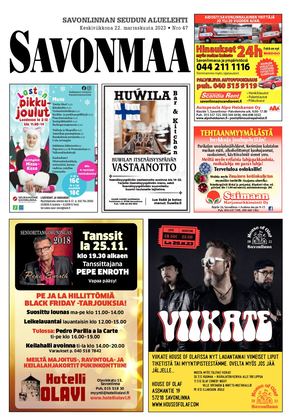 Savonmaa 47 22.11.2023