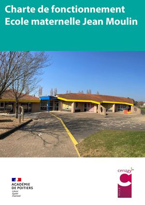 Charte Ecole maternelle Jean Moulin Cerizay