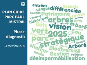 plan guide parc paul mistral - phase diagnostic