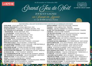 Liste Partenaires Jeu De Noël 2023