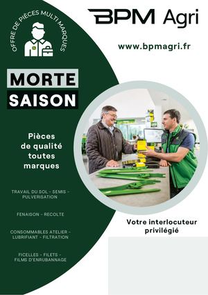 Catalogue Morte Saison BPM Agri - 2023/2024