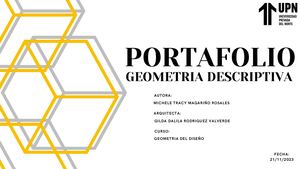 Portafolio Digital (Geometria Descriptiva)