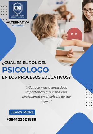 Revista Digital El Rol Del Psicologo Educativo