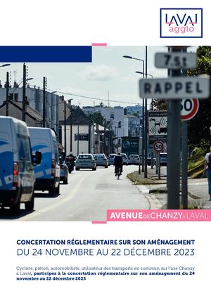 Projet d'aménagement de l'avenue de Chanzy à Laval