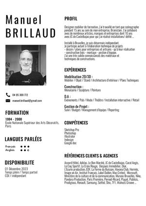 CV MANUEL BRILLAUD