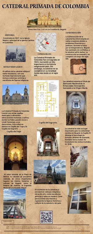 Infografia Catedral Primada De Colombia