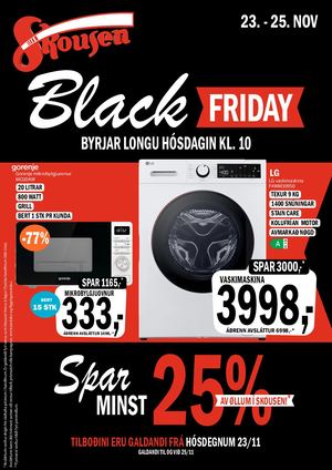 Black Friday Blað 2023