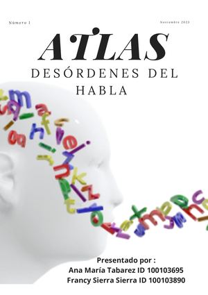 Atlas Desórdenes Habla