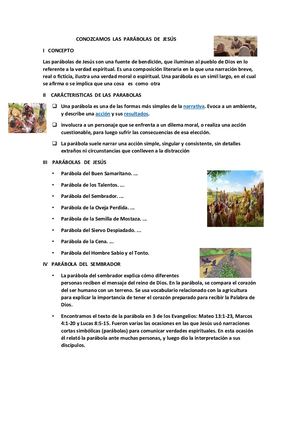 Parabolas De Jesus