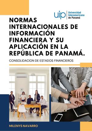 Normas Internacionales de información financiera y su aplicación en la República de Panamá.