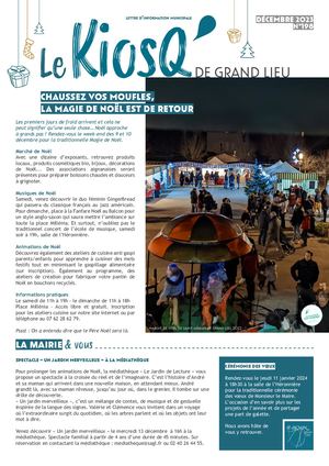 Kiosque de Décembre 2023