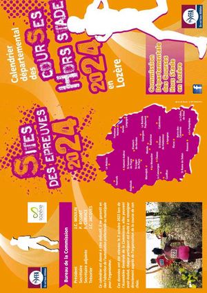 Calendrier des Courses hors stade 2024