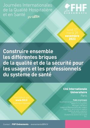 Journées Internationales de la Qualité Hospitalière et en Santé - Programme
