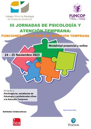 2023 11 24 Iii Jornada De Psicología Y Atención Temprana