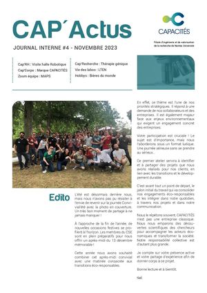 CAP'Actus #4 Novembre 2023