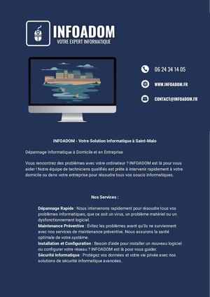 Infoadom Dépannage Informatique à Saint Malo