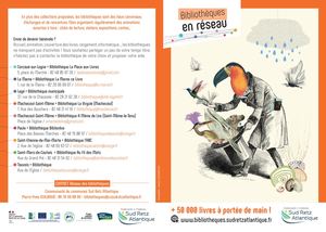 Dépliant Réseau Des Bibliothèques Sud Retz Atlantique Vf