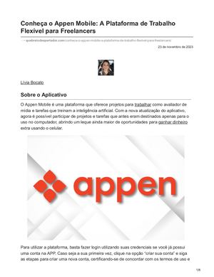 Conheça o Appen Mobile: A Plataforma de Trabalho Flexível para Freelancers