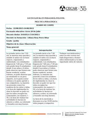 Diarios De Campos Liliana Perez