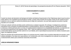 Conductismo (condicionamiento clásico) Iván Pavlov