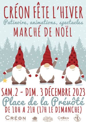 Programme Créon fête l'hiver 2023