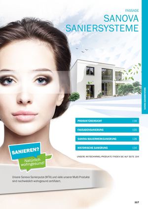 Baumit Produkte Sanova Saniersysteme