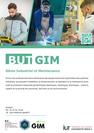 Présentation BUT Génie Industriel et Maintenance