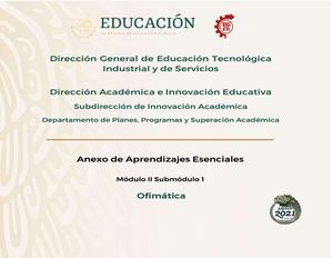 Ofimática Anexos Word