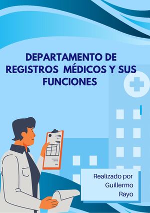 Departamento De Registros Médicos.