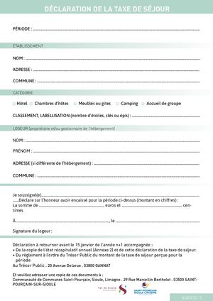 Fiche De Declaration A3