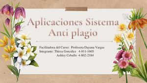Presentación De Sistema Anti Plagio
