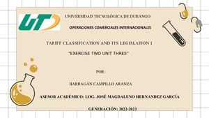 EXERCISE TWO UNIT THREE