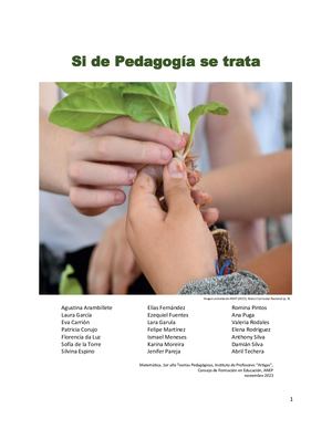 Si de Pedagogía se trata