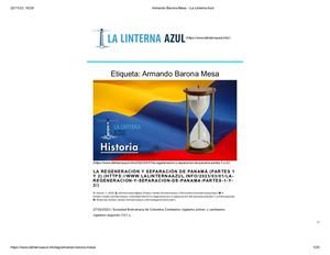 Armando Barona Mesa – La Linterna Azul