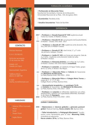 CURRICULUM VITAE MARTINEZ MARIANA