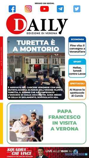 Daily Verona 25 Novembre 2023