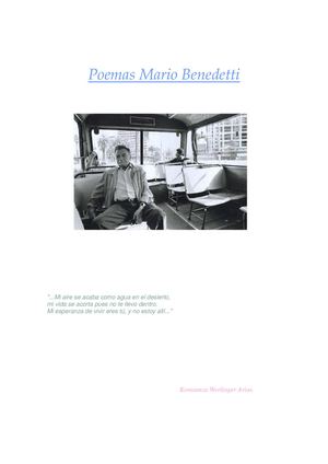 Poemas Mario Benedetti