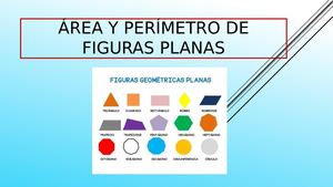 ÁRea Y Perímetro De Figuras Planas Ppt